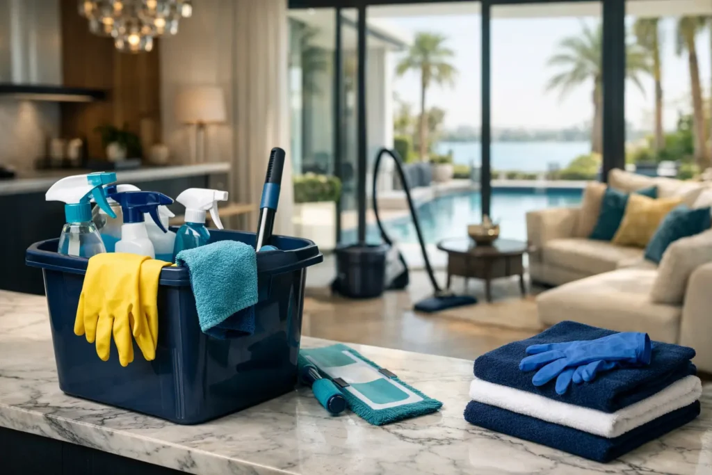 Villa Cleaning Preparation Before the Team Arrives