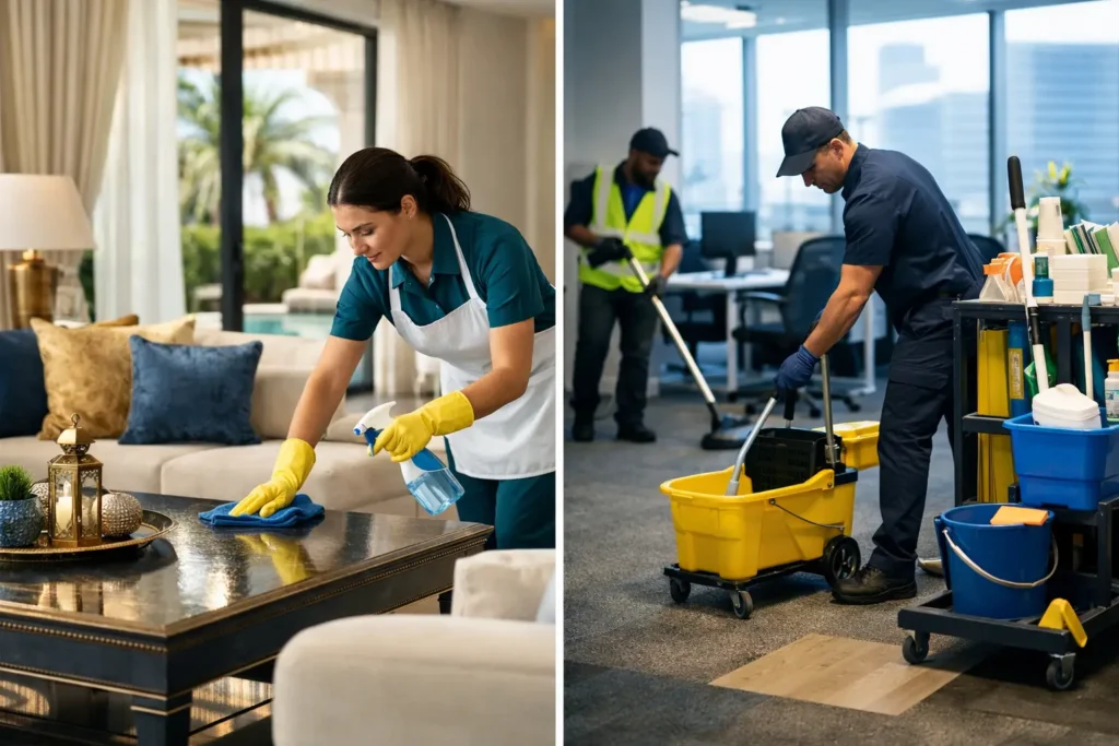 Villa Cleaning vs Regular Cleaning Explained