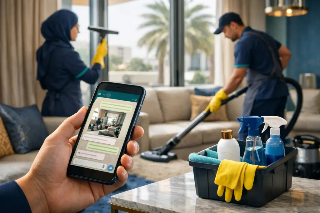 How WhatsApp Cleaning Quotes Work in Al Ain